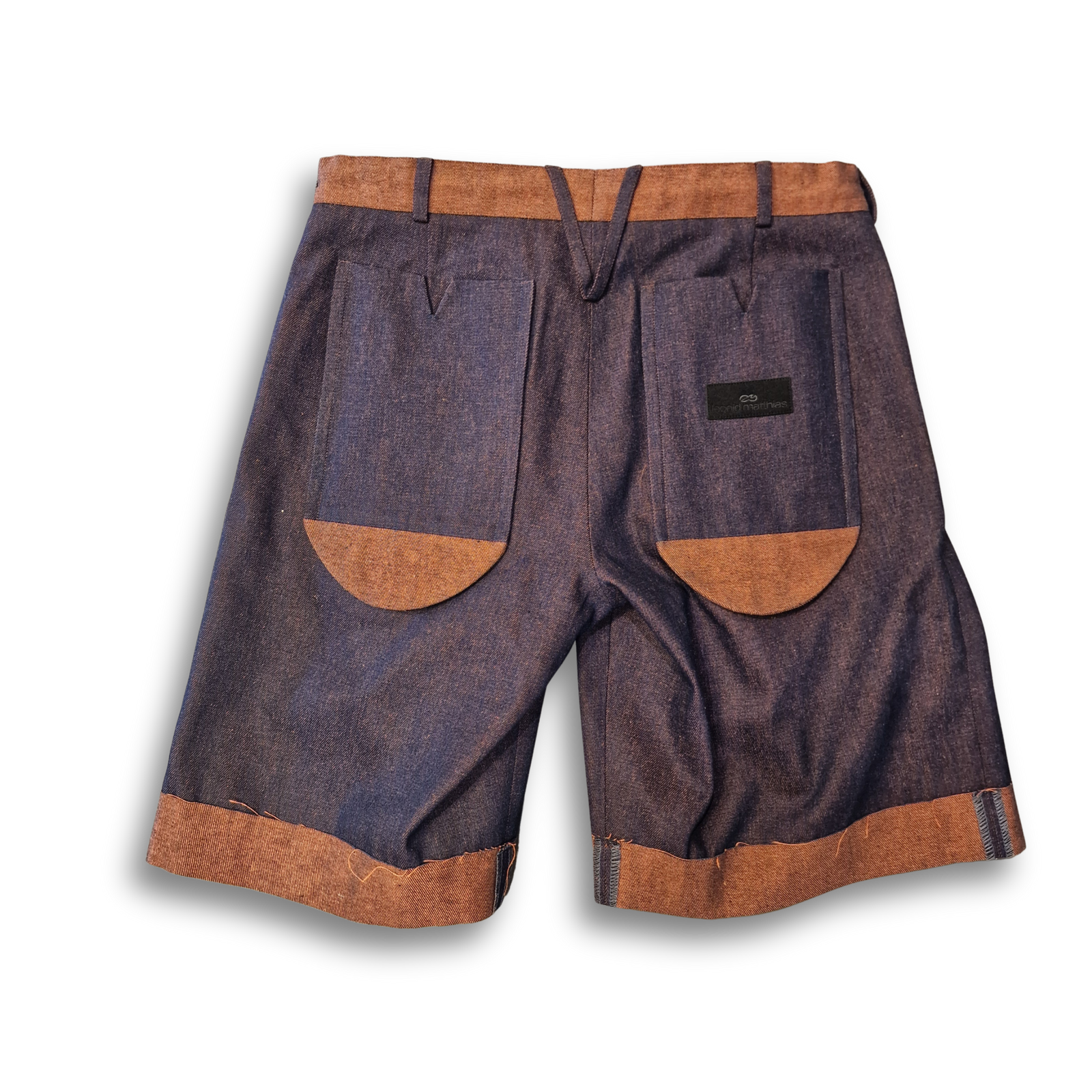 Shorts "Walkyman" Denim Fuchsia-Orange