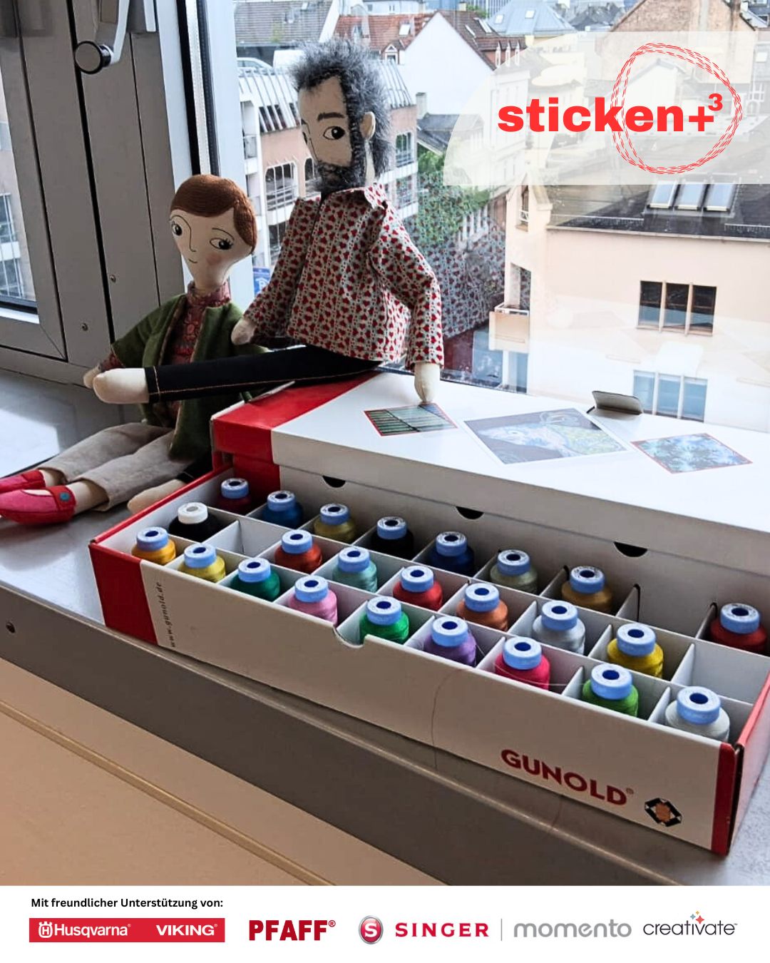 Designer Workshop "Sticken +³ / Sticken, Plotten, Sublimieren"