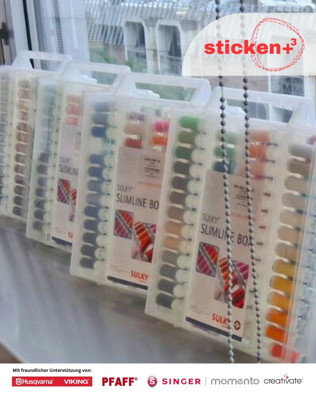 Designer Workshop "Sticken +³ / Sticken, Plotten, Sublimieren"