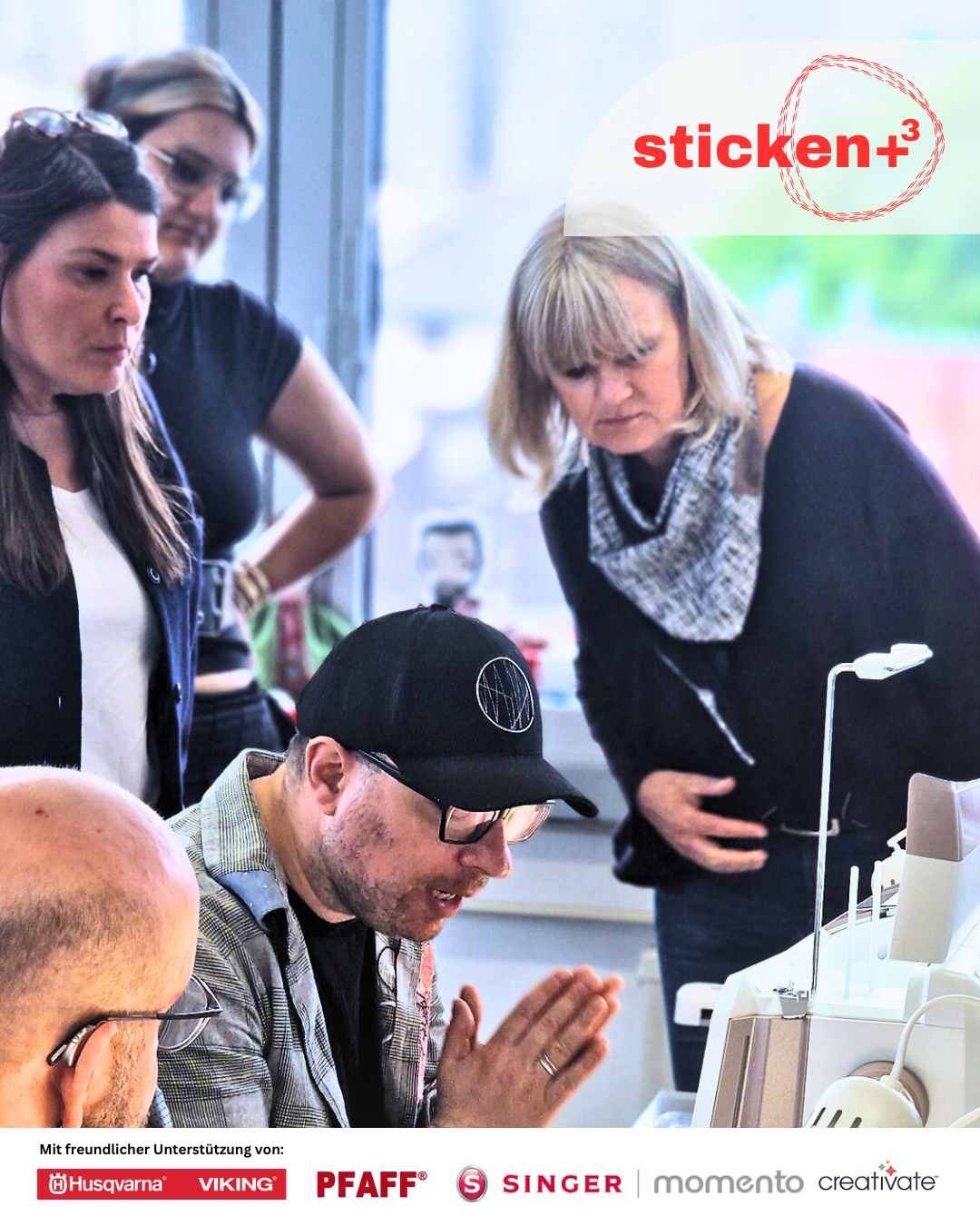 Designer Workshop "Sticken +³ / Sticken, Plotten, Sublimieren"