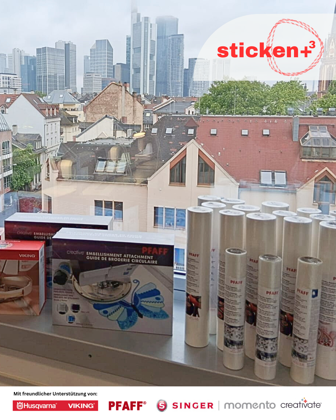 Designer Workshop "Sticken +³ / Sticken, Plotten, Sublimieren"