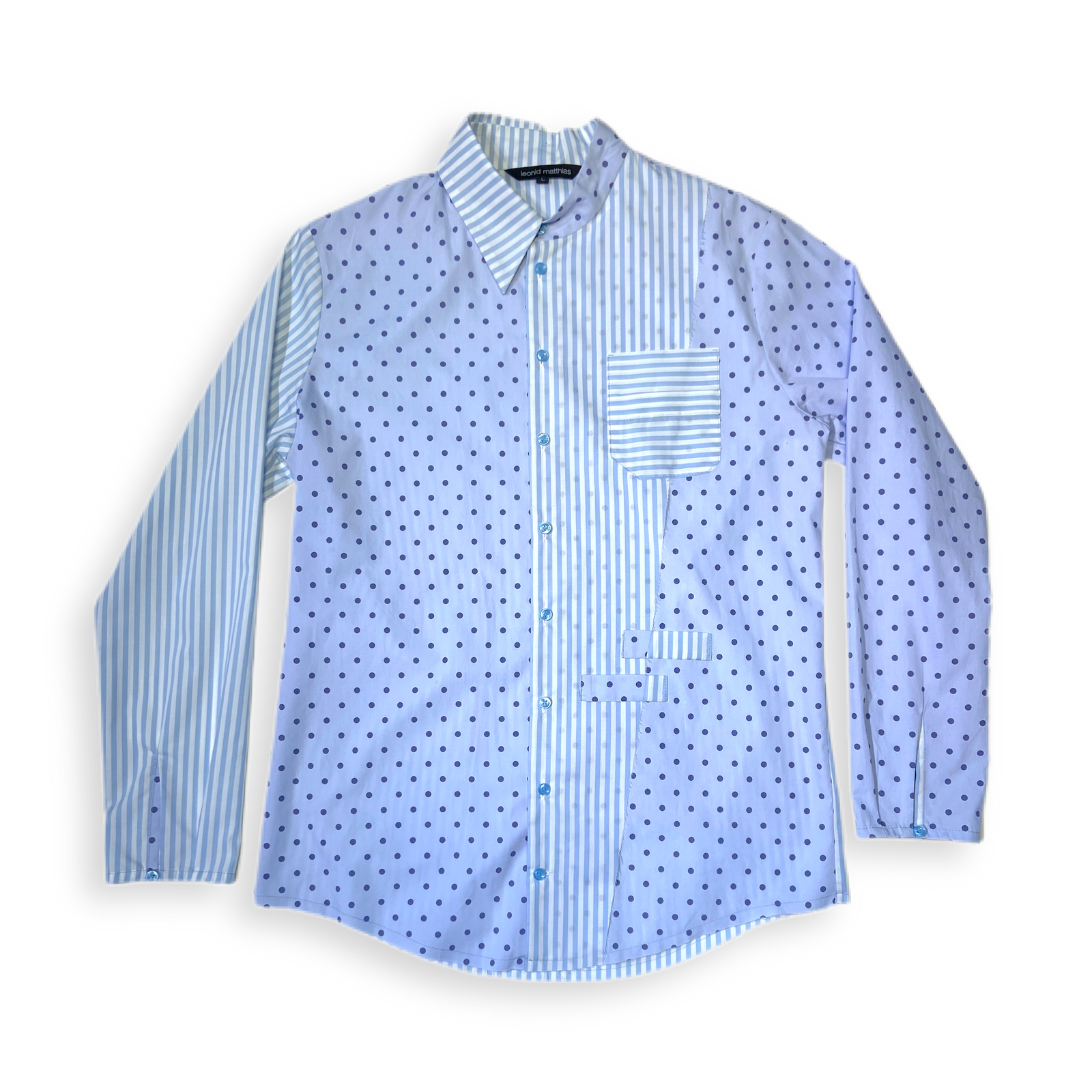 Hemd "NDRRD" stripes-dots