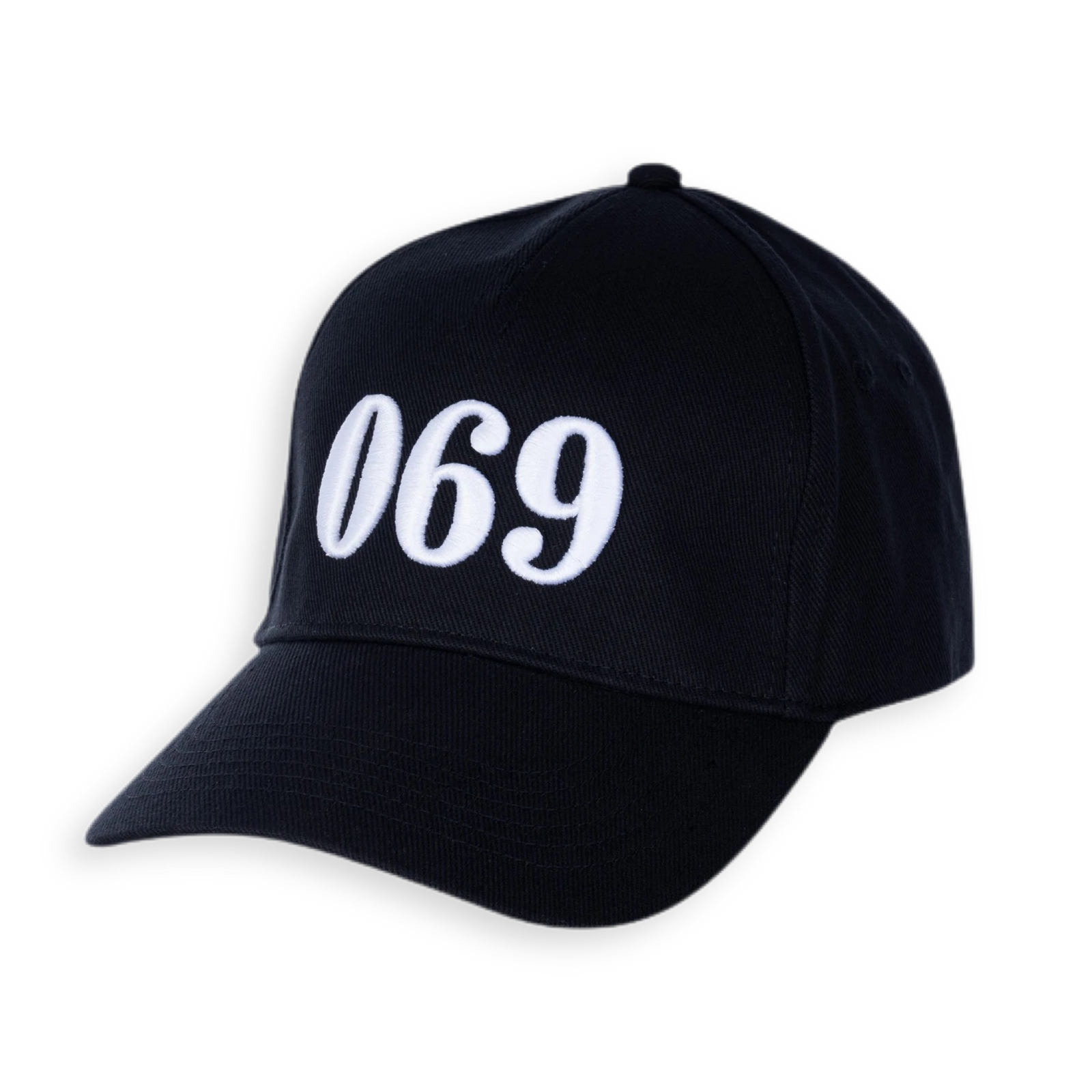 Kappe "069" schwarz-weiß