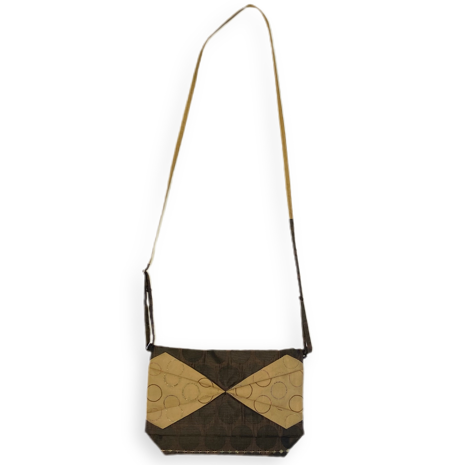 Tasche "Origami-Schleife", braun