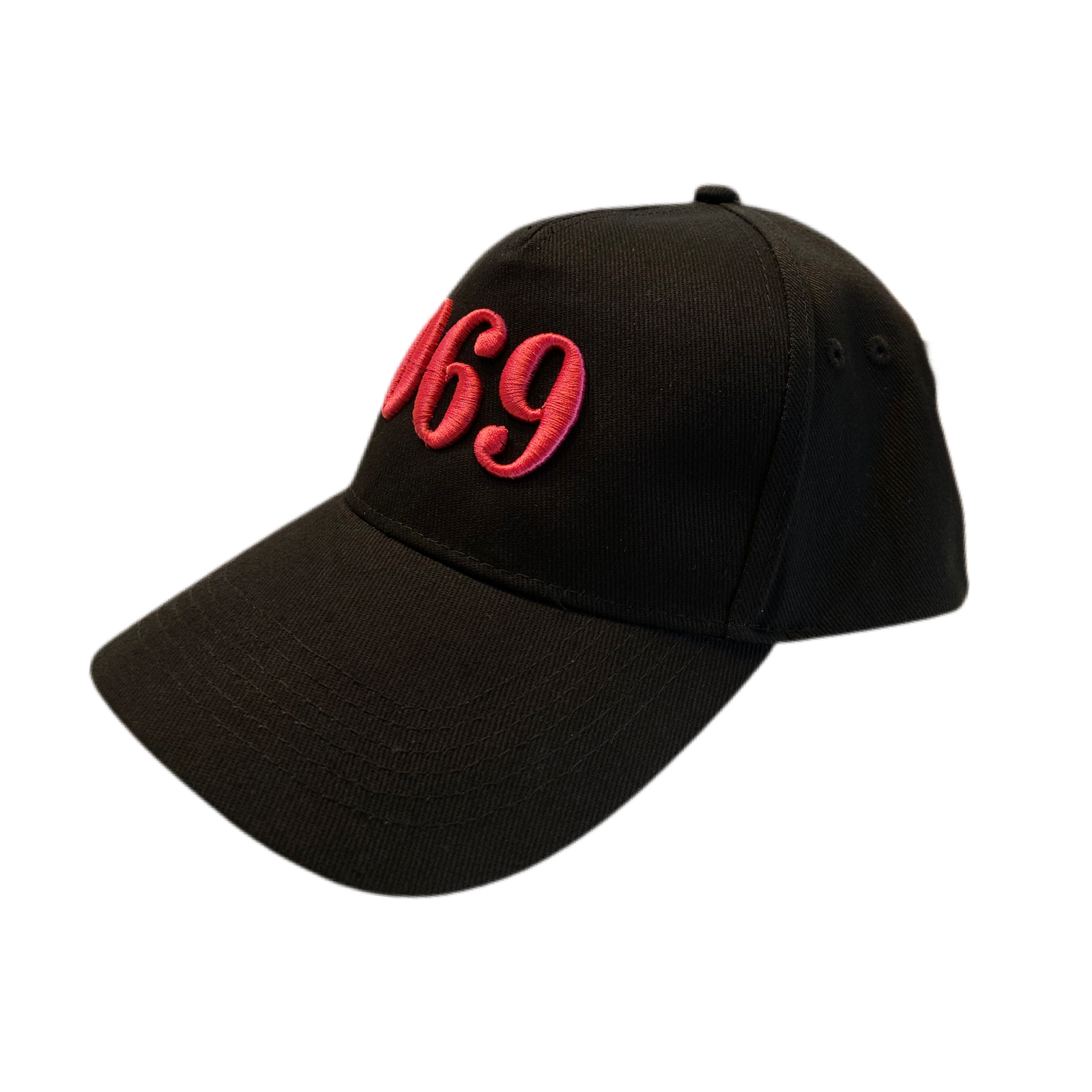 Kappe "069" schwarz-pink