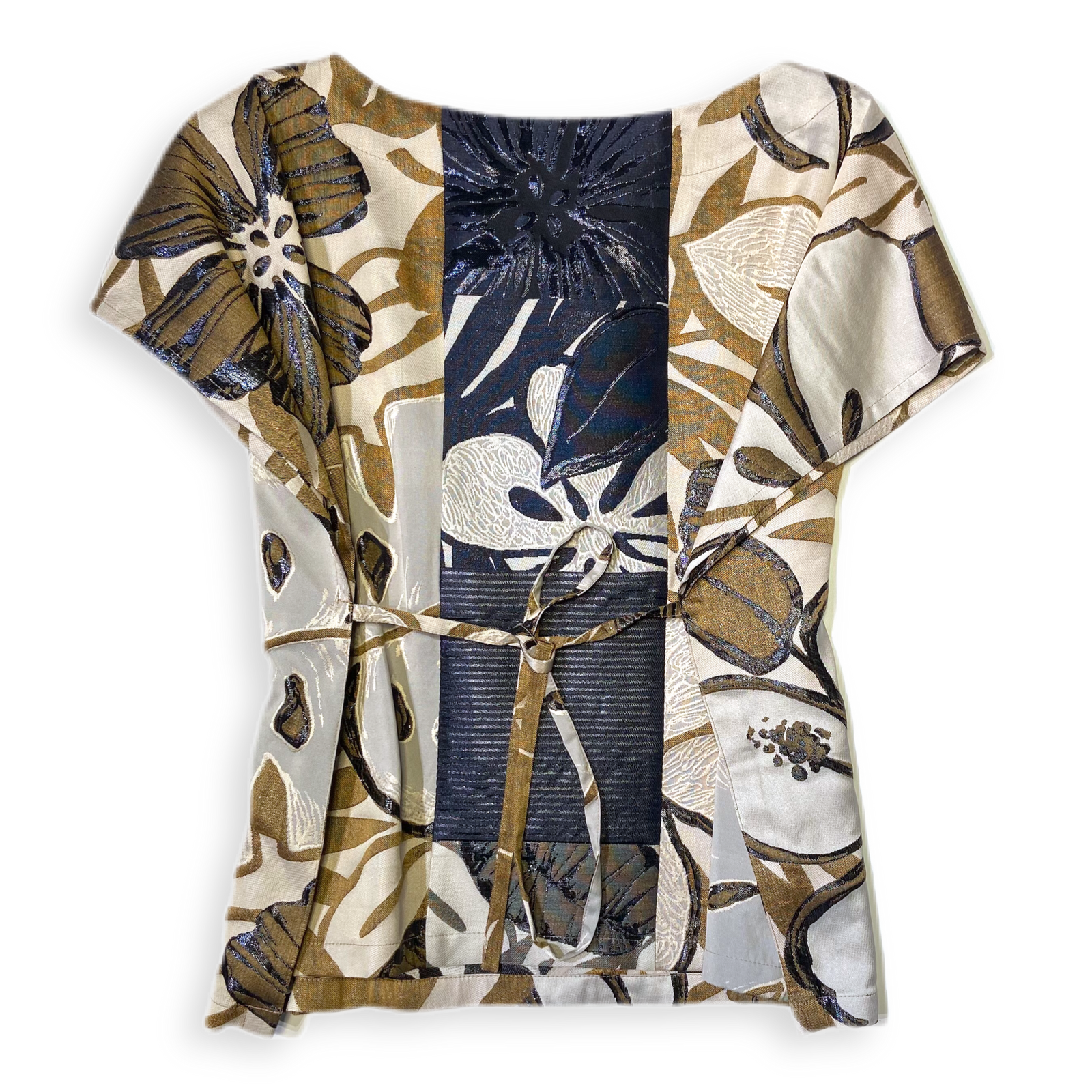 Takeshi Oberteil "Jacquard Blumen"