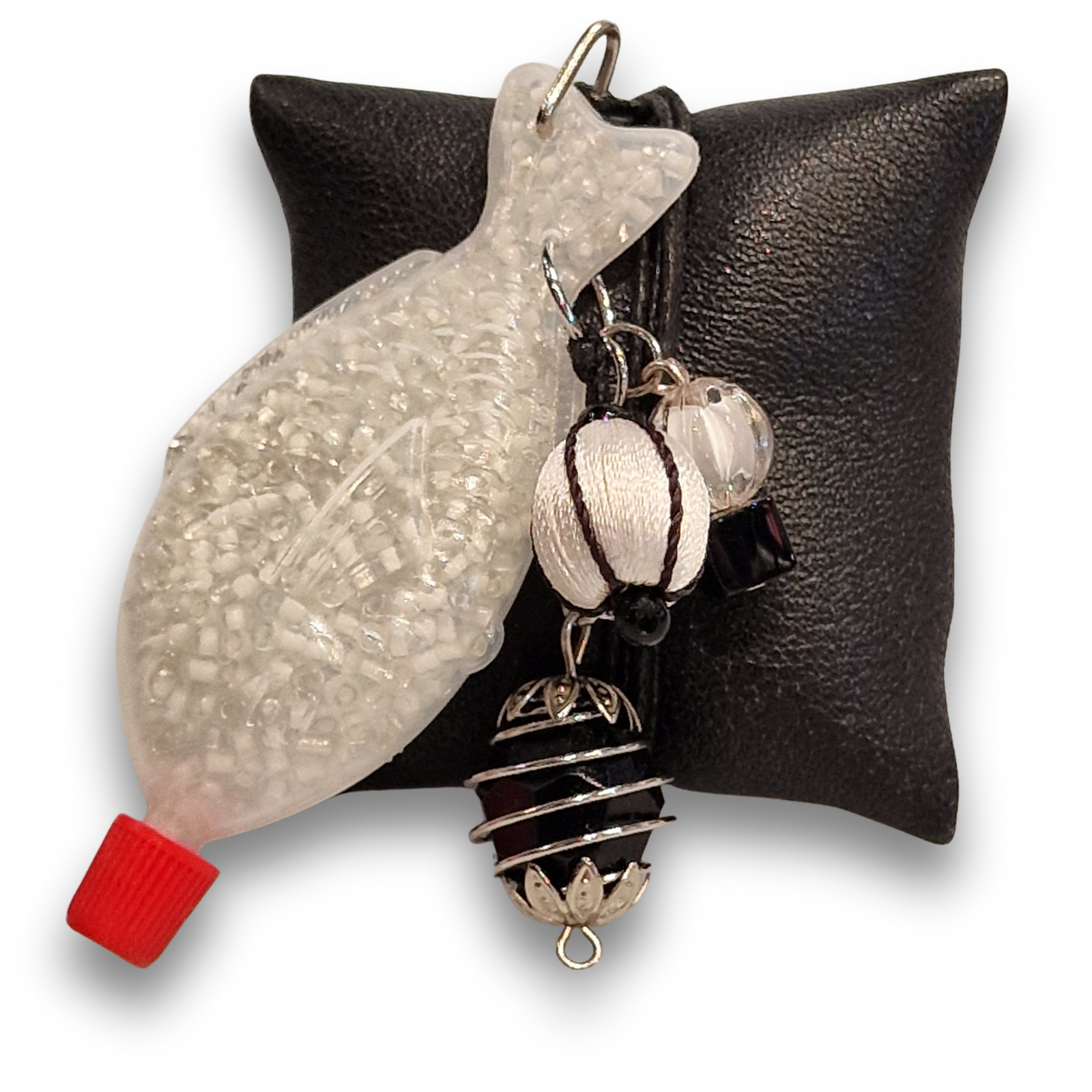 Fischkette Unikat "s/w"