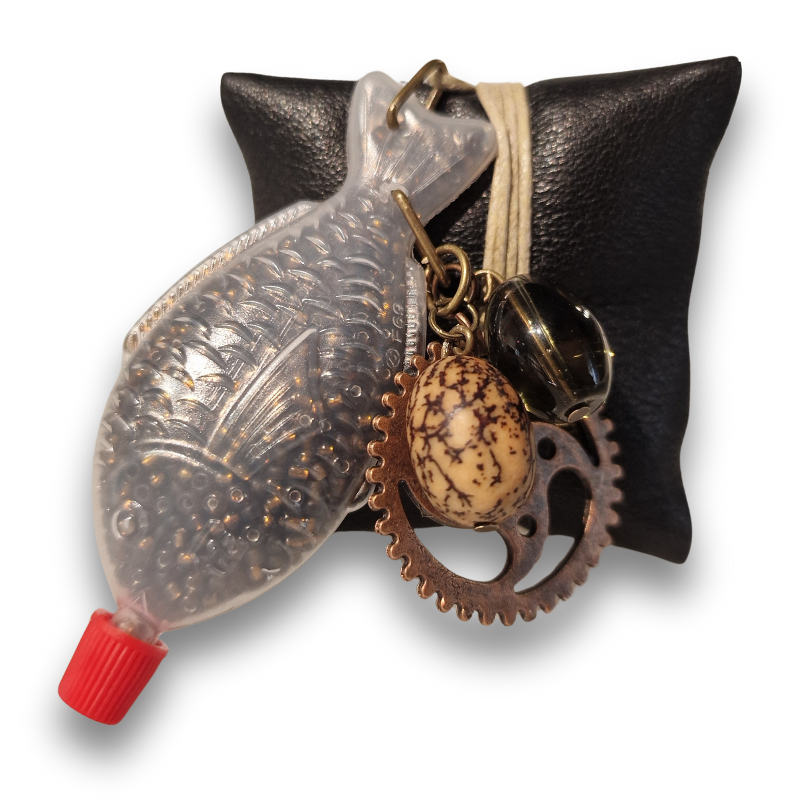 Fischkette Unikat "Bronze Energy"