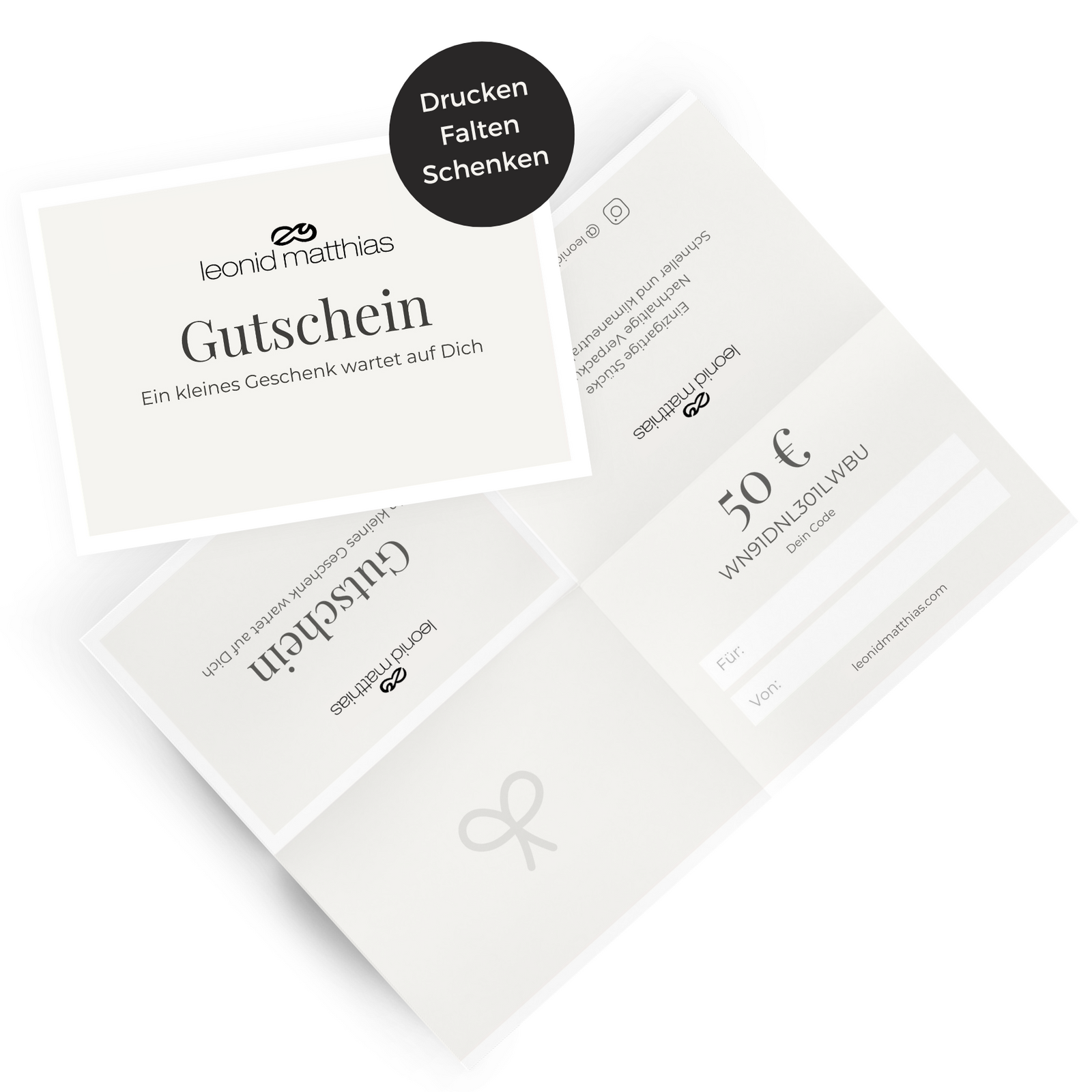 Geschenkgutschein + 10%