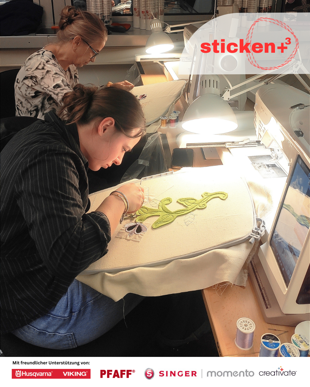 Designer Workshop &quot;Sticken +³ / Sticken, Verzieren, Plotten, Sublimieren&quot;