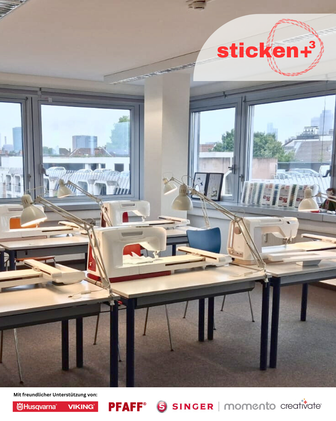 Designer Workshop "Sticken +³ / Sticken, Plotten, Sublimieren"