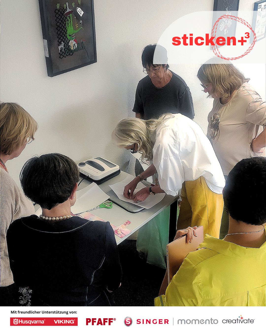 Designer Workshop &quot;Sticken +³ / Sticken, Verzieren, Plotten, Sublimieren&quot;