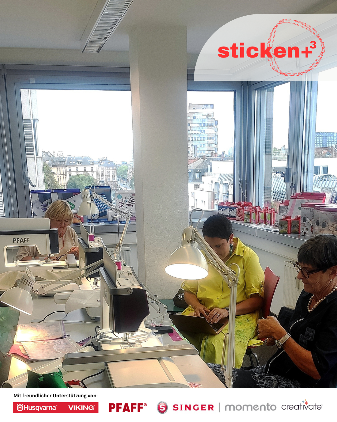 Designer Workshop &quot;Sticken +³ / Sticken, Verzieren, Plotten, Sublimieren&quot;
