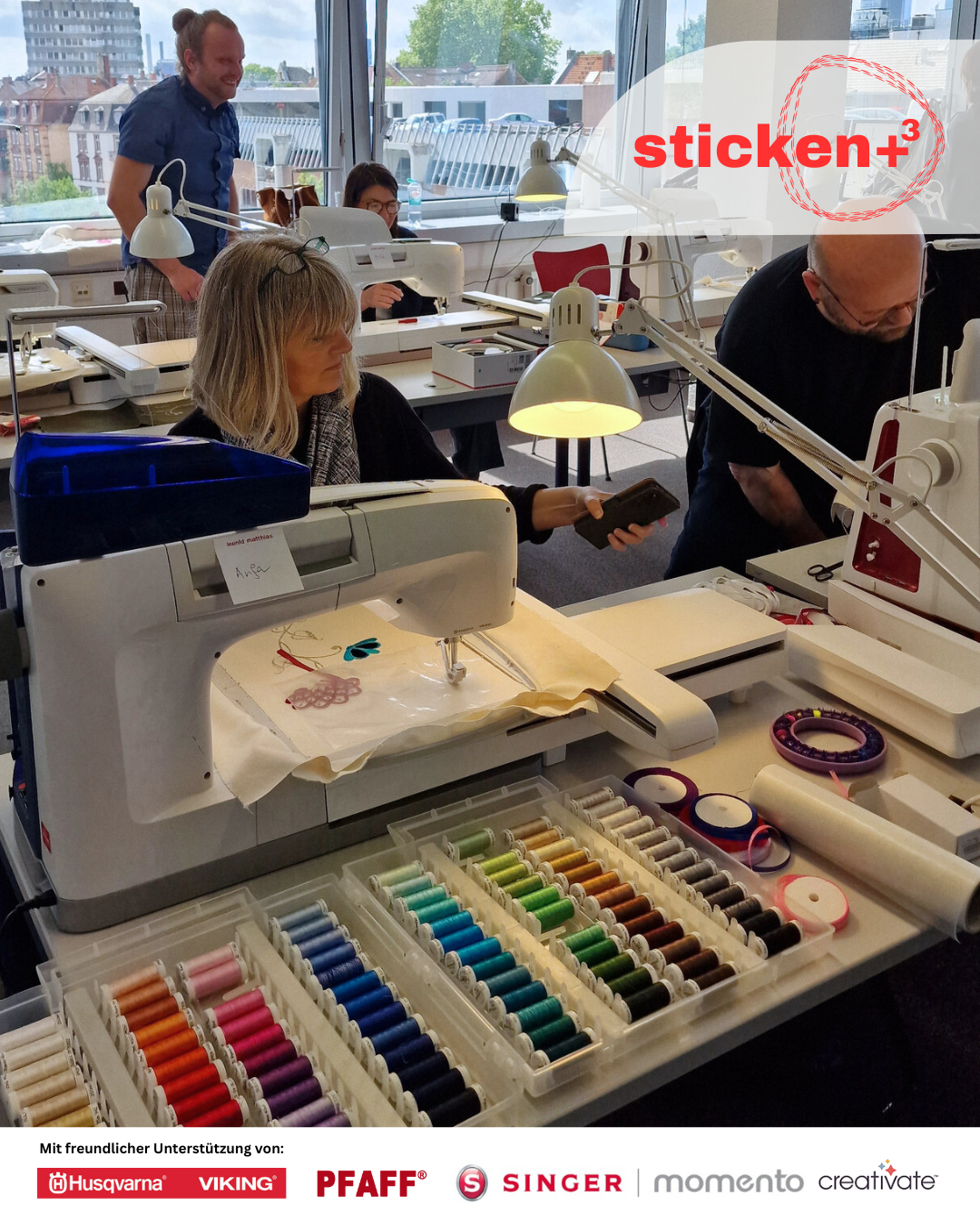 Designer Workshop &quot;Sticken +³ / Sticken, Verzieren, Plotten, Sublimieren&quot;