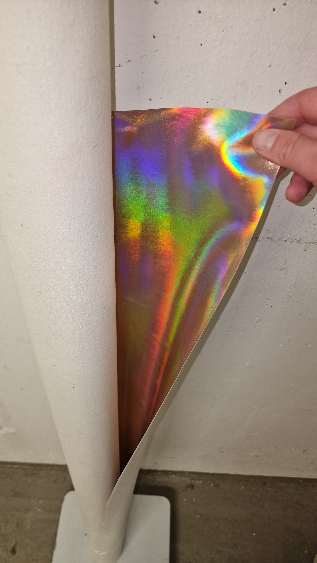 Kunstleder mit Hologrammeffekt
