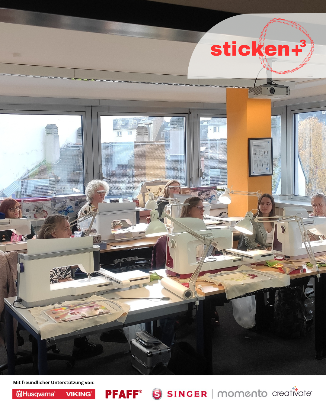 Designer Workshop &quot;Sticken +³ / Sticken, Verzieren, Plotten, Sublimieren&quot;