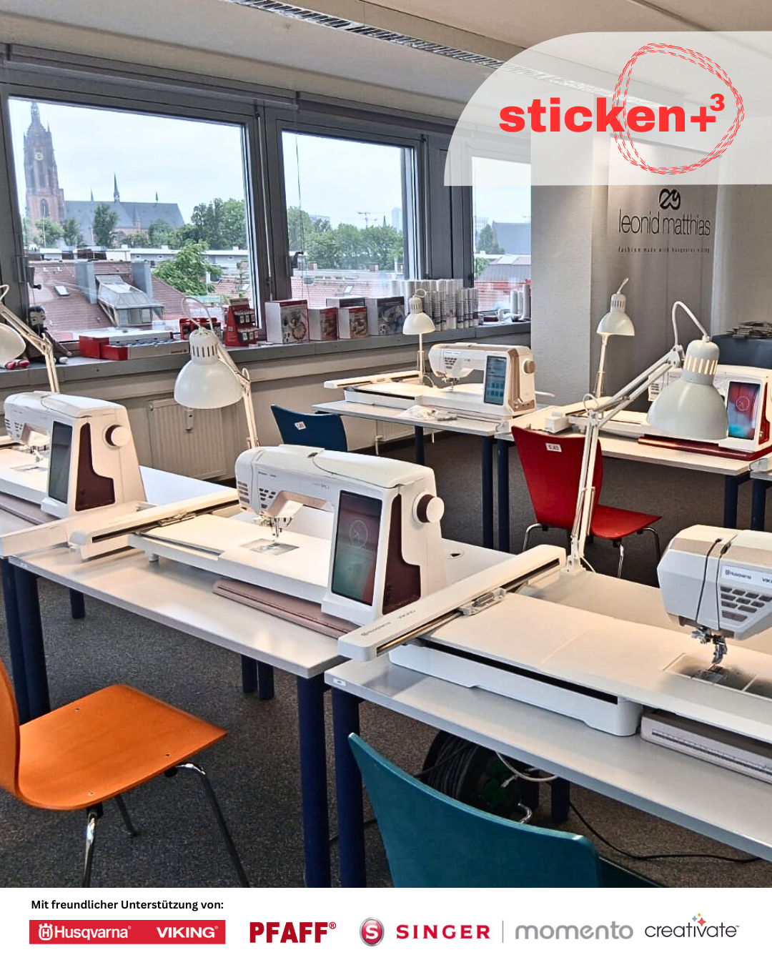 Designer Workshop &quot;Sticken +³ / Sticken, Verzieren, Plotten, Sublimieren&quot;