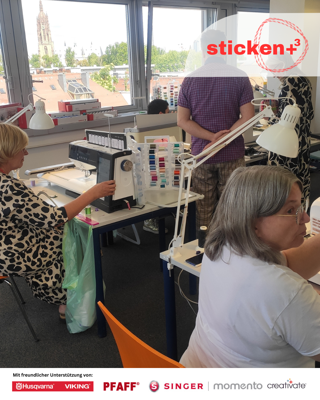 Designer Workshop &quot;Sticken +³ / Sticken, Verzieren, Plotten, Sublimieren&quot;