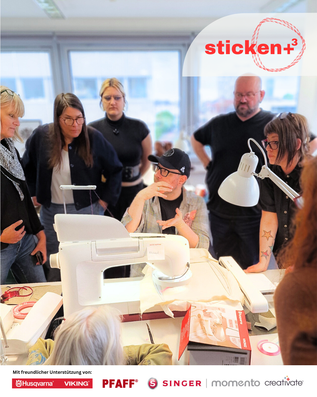 Designer Workshop &quot;Sticken +³ / Sticken, Verzieren, Plotten, Sublimieren&quot;