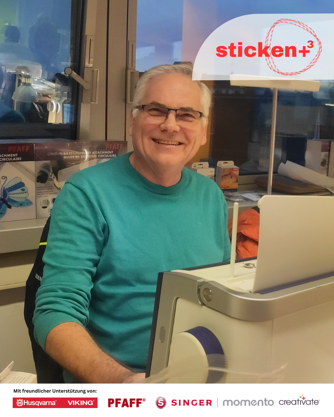 Designer Workshop "Sticken +³ / Sticken, Plotten, Sublimieren"