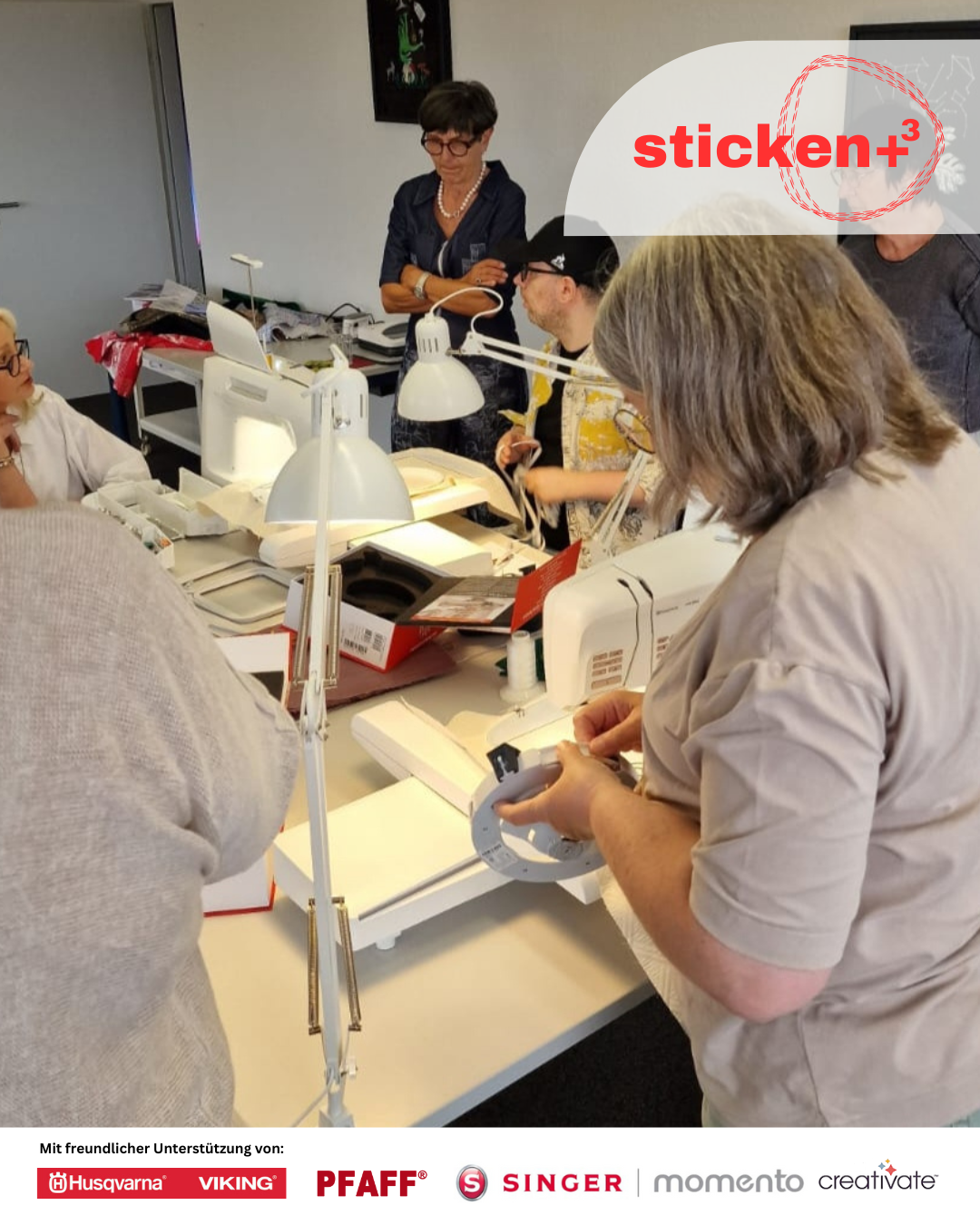 Designer Workshop &quot;Sticken +³ / Sticken, Verzieren, Plotten, Sublimieren&quot;