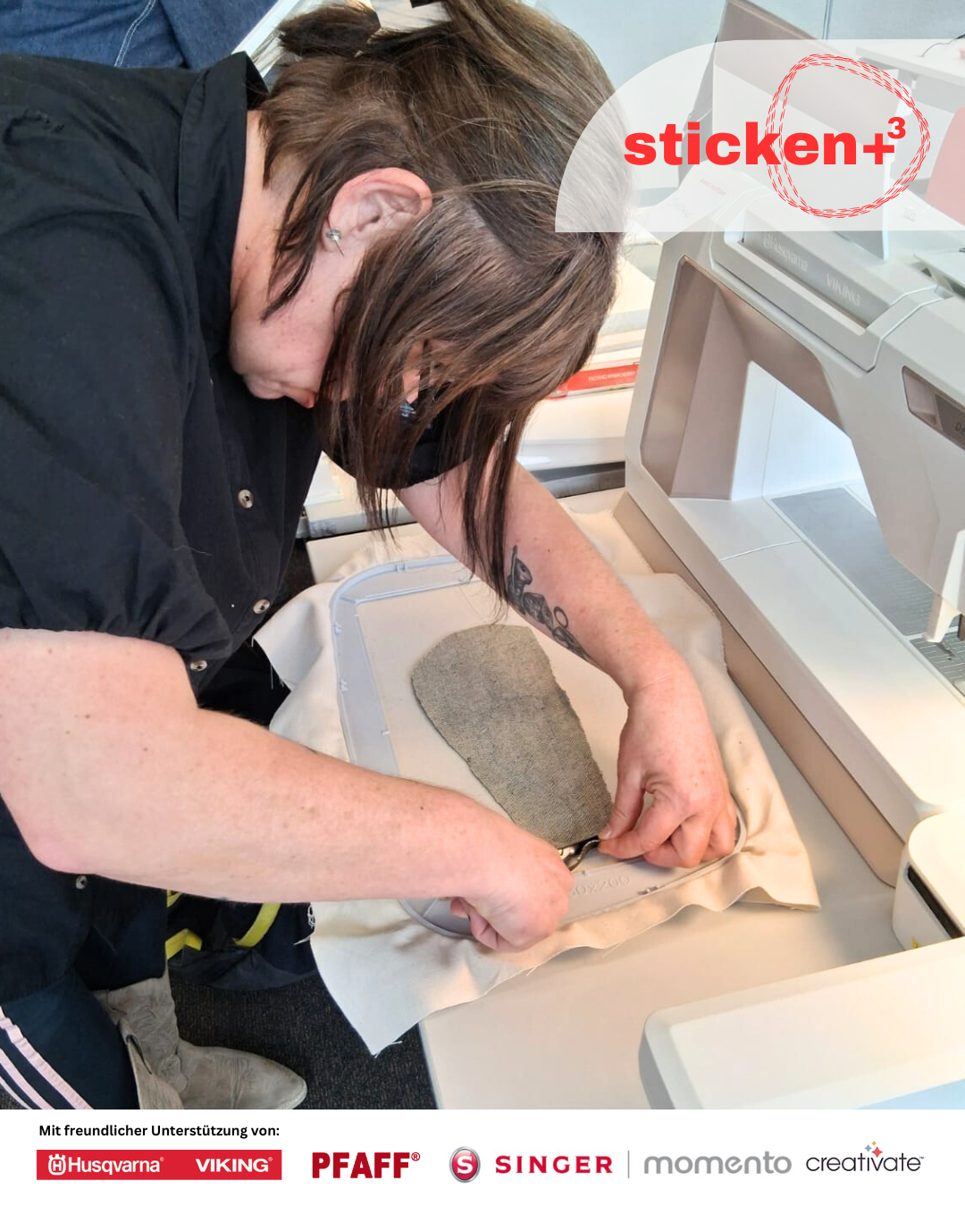 Designer Workshop "Sticken +³ / Sticken, Plotten, Sublimieren"