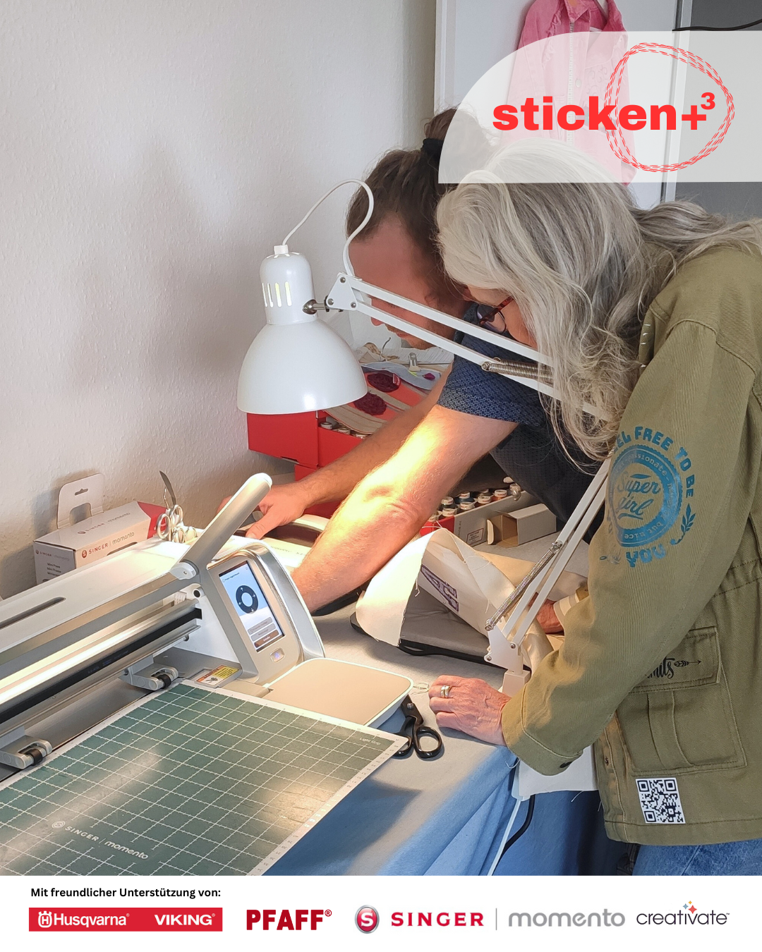 Designer Workshop &quot;Sticken +³ / Sticken, Verzieren, Plotten, Sublimieren&quot;