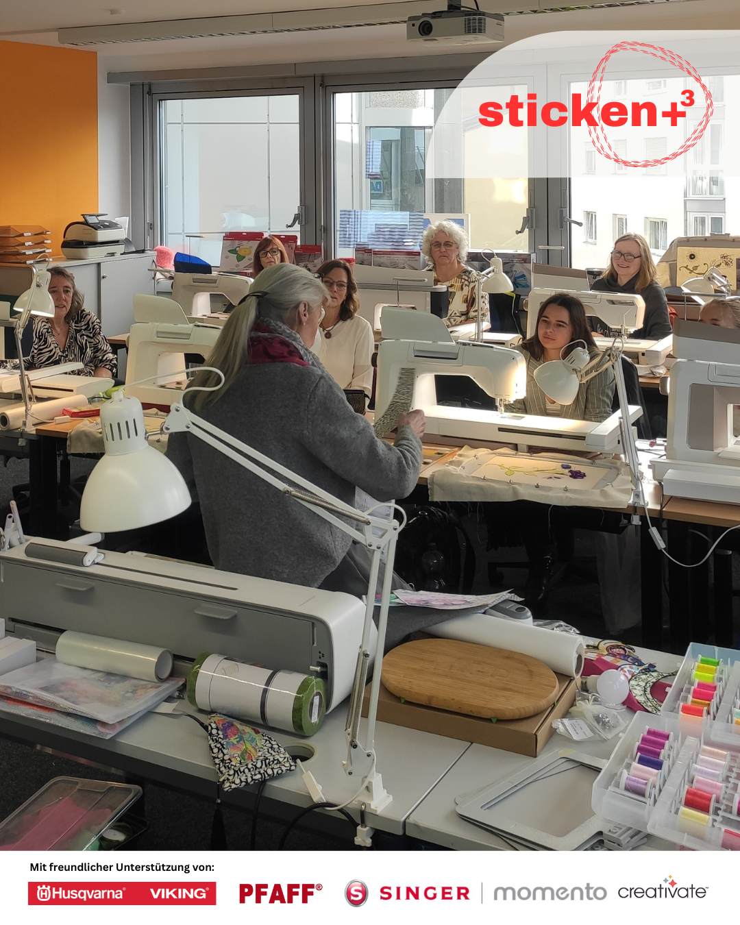 Designer Workshop "Sticken +³ / Sticken, Plotten, Sublimieren"
