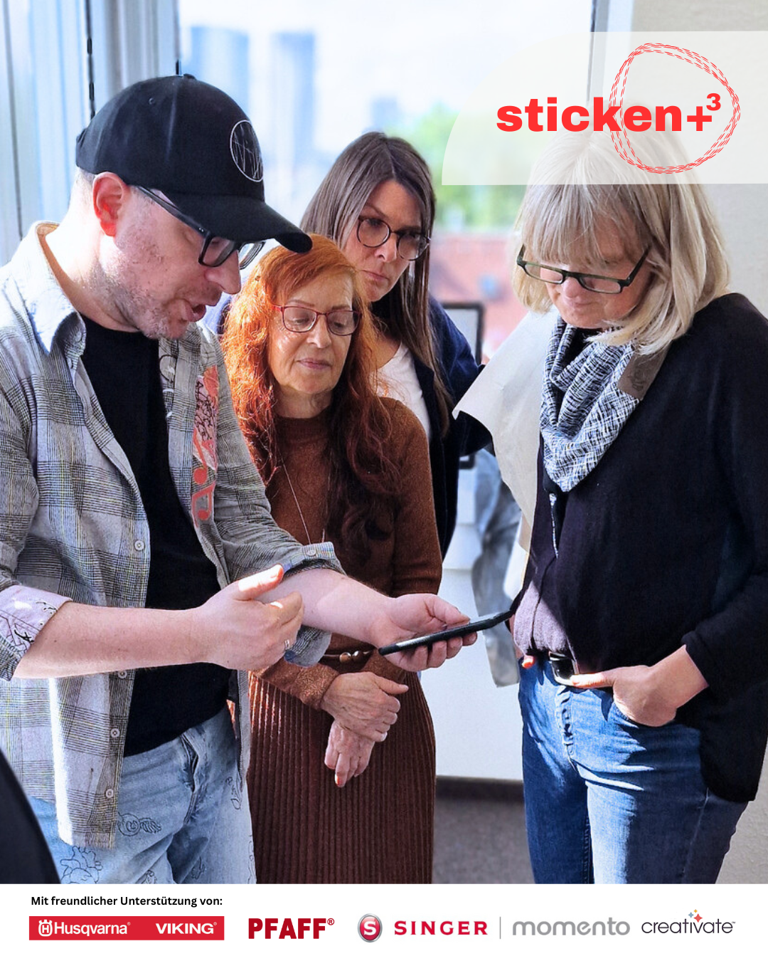Designer Workshop &quot;Sticken +³ / Sticken, Verzieren, Plotten, Sublimieren&quot;