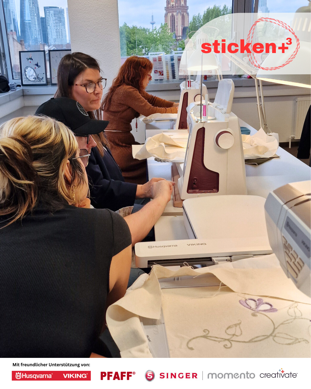 Designer Workshop &quot;Sticken +³ / Sticken, Verzieren, Plotten, Sublimieren&quot;