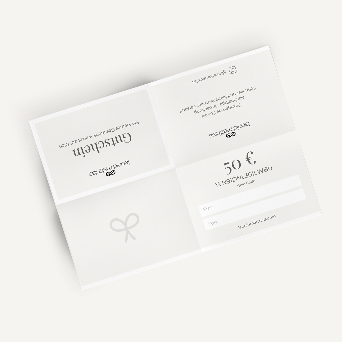 Geschenkgutschein + 10%