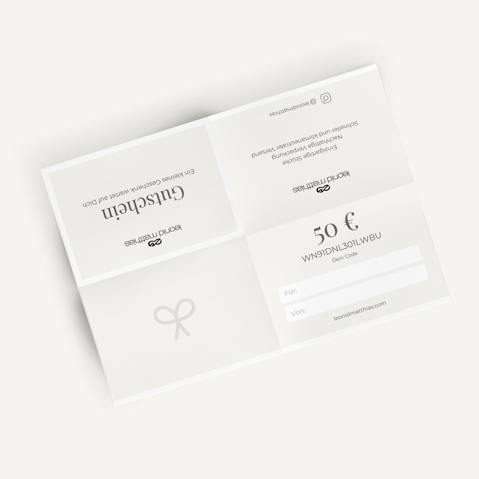 Geschenkgutschein + 10%