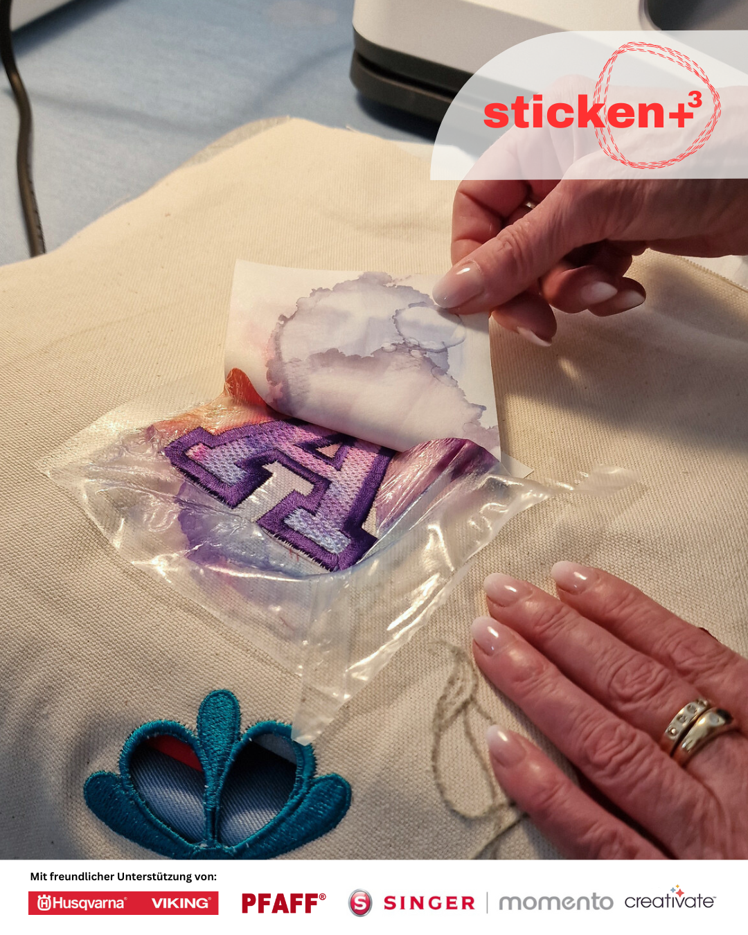 Designer Workshop &quot;Sticken +³ / Sticken, Verzieren, Plotten, Sublimieren&quot;