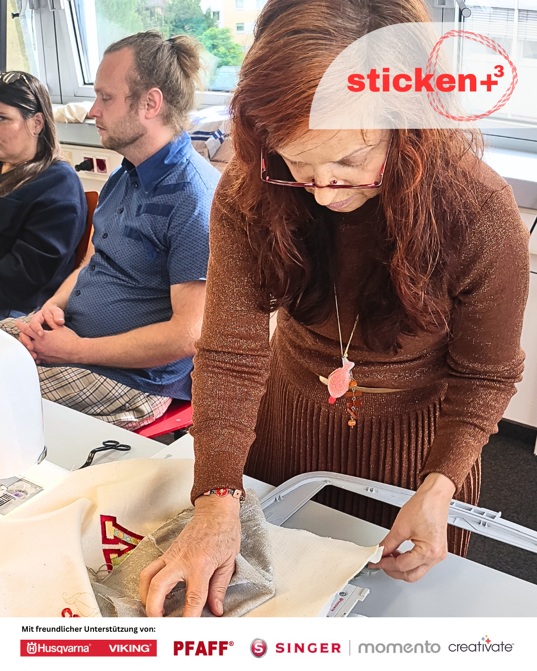 Designer Workshop &quot;Sticken +³ / Sticken, Verzieren, Plotten, Sublimieren&quot;