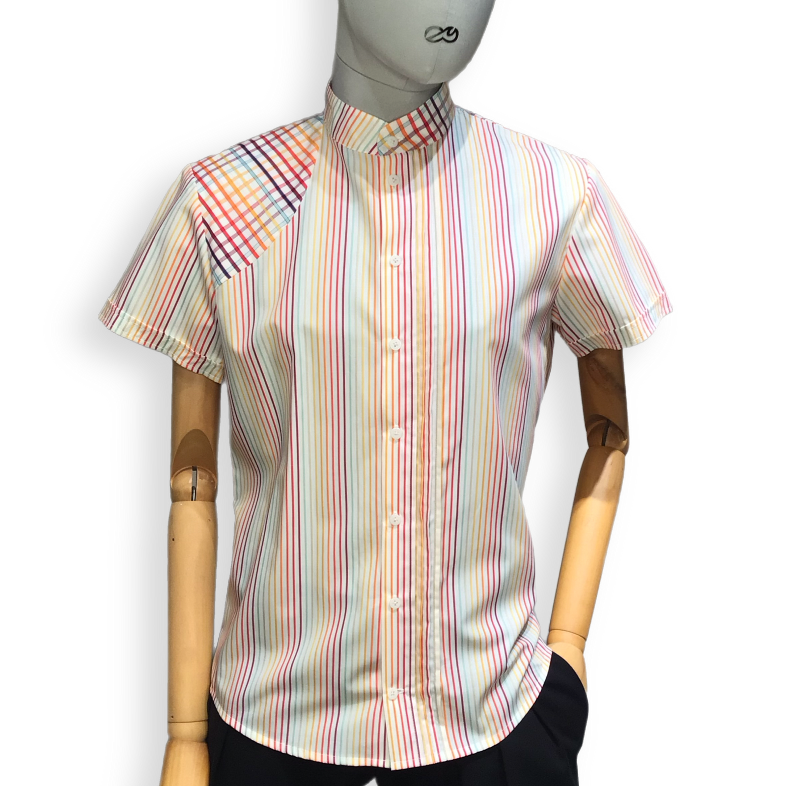 Hemd "Makuchari" bunt gestreift