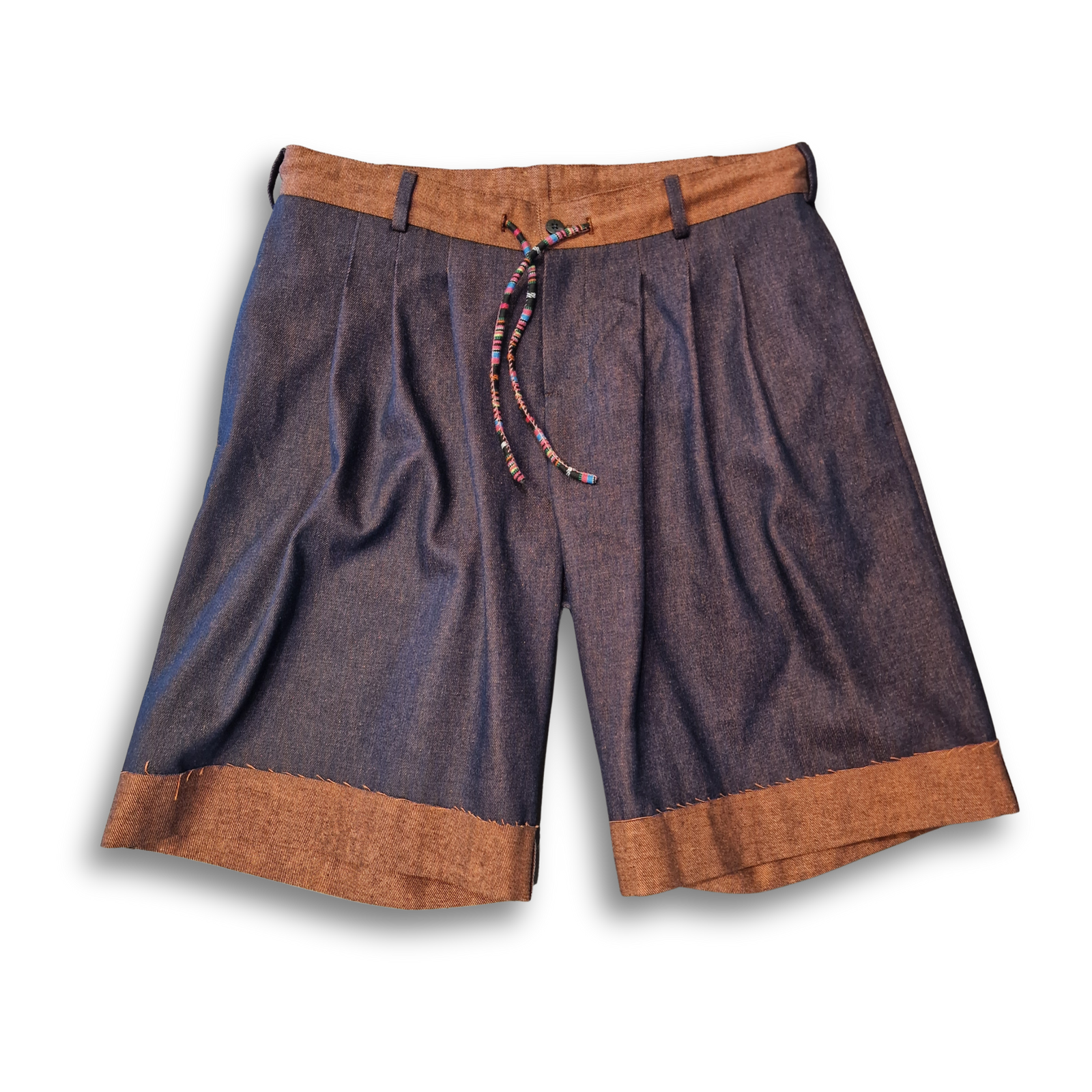 Shorts "Walkyman" Denim Fuchsia-Orange