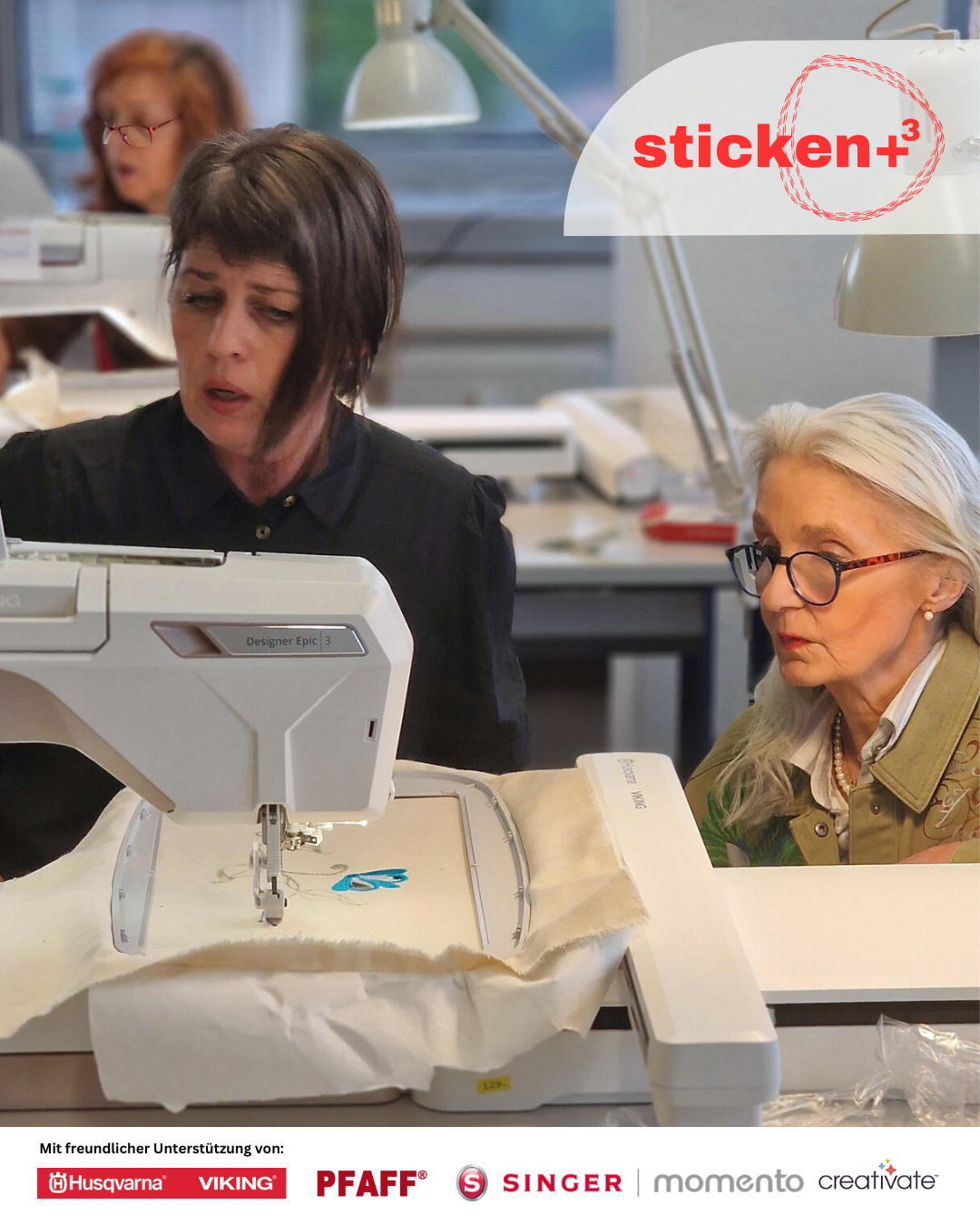 Designer Workshop &quot;Sticken +³ / Sticken, Verzieren, Plotten, Sublimieren&quot;