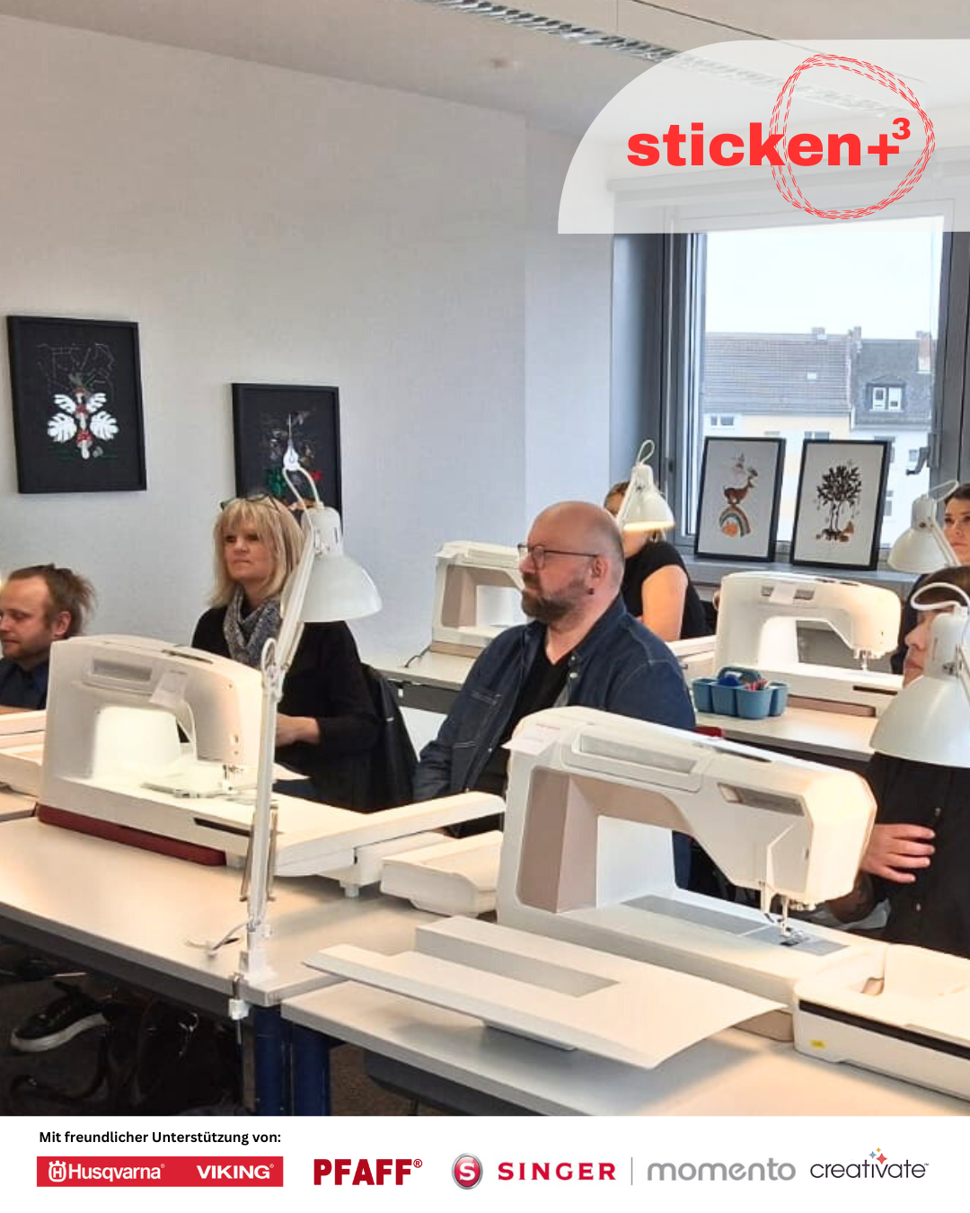 Designer Workshop &quot;Sticken +³ / Sticken, Verzieren, Plotten, Sublimieren&quot;