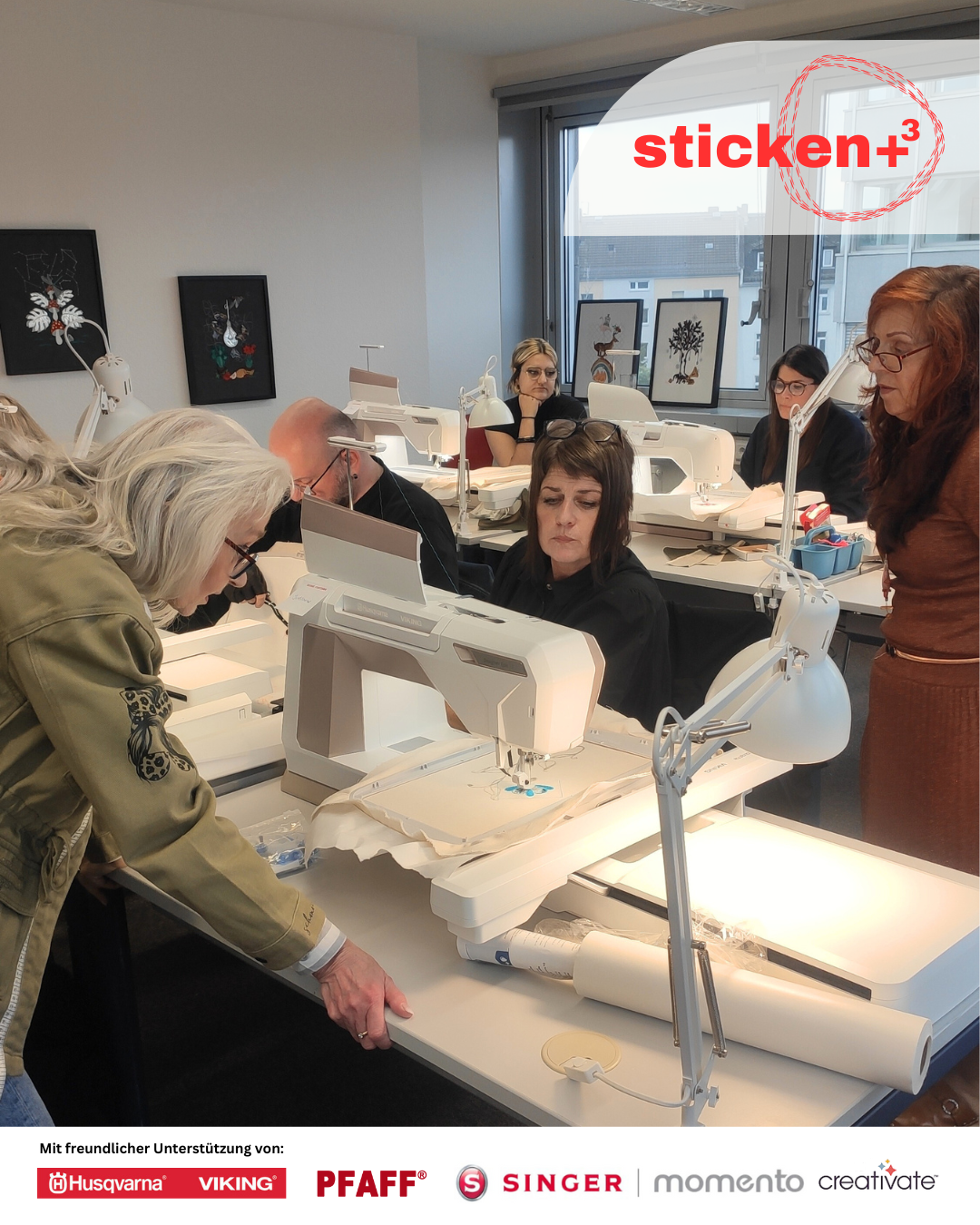 Designer Workshop "Sticken +³ / Sticken, Plotten, Sublimieren"
