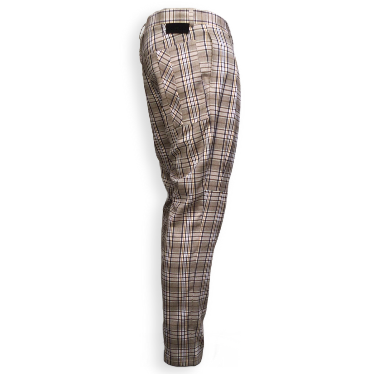 Hose &quot;Nicola&quot; karo beige