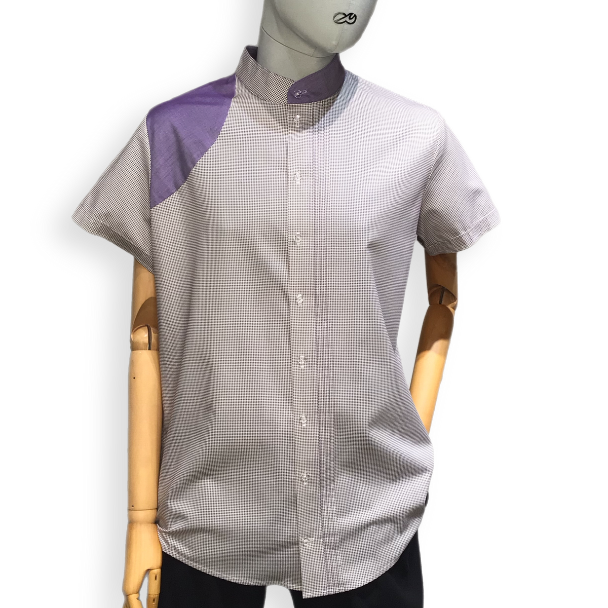 Hemd &quot;Makuchari&quot; braun-lila