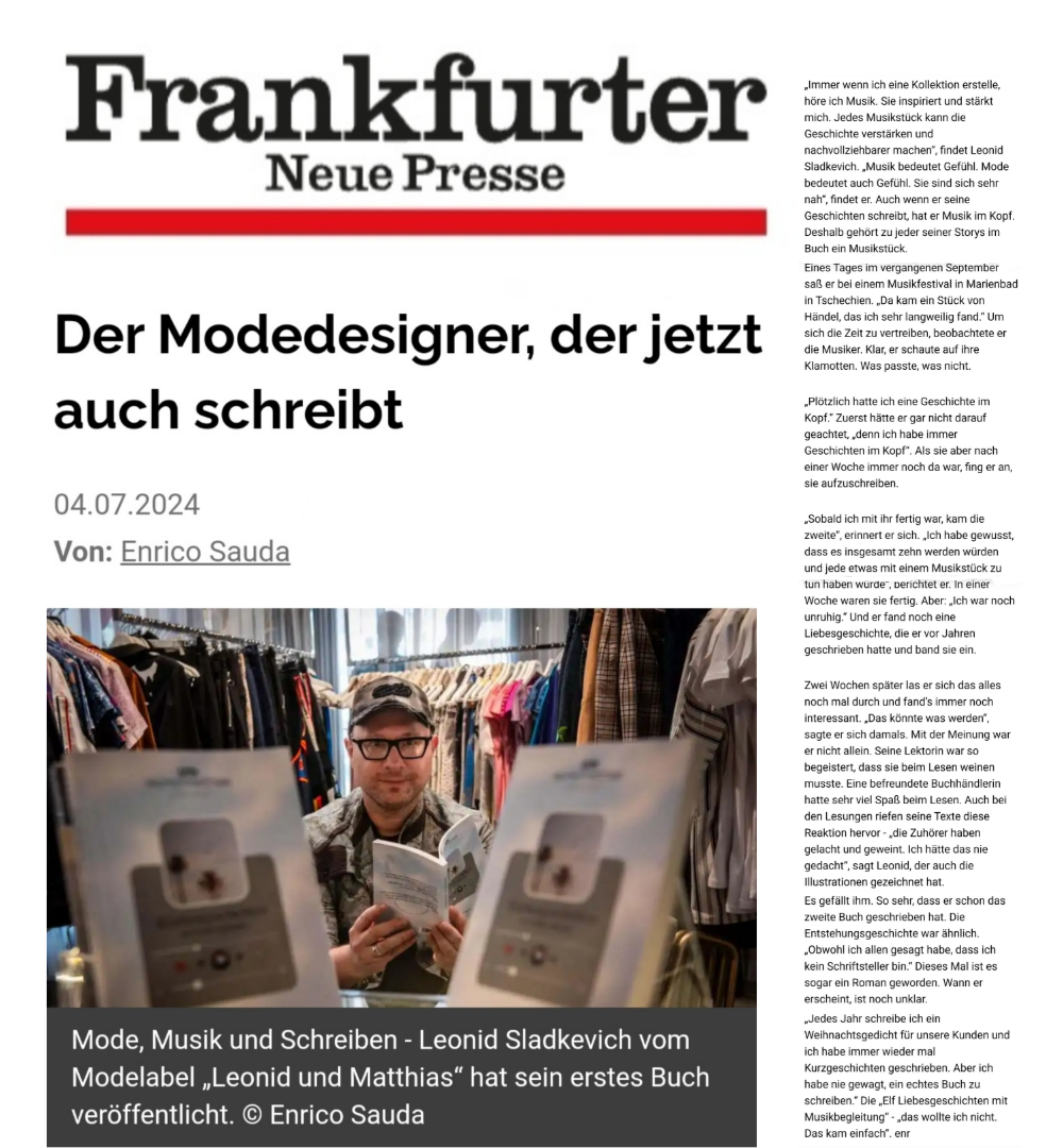 &quot;11 Liebesgeschichten mit Musikbegleitung&quot;, Buch von Leonid S.