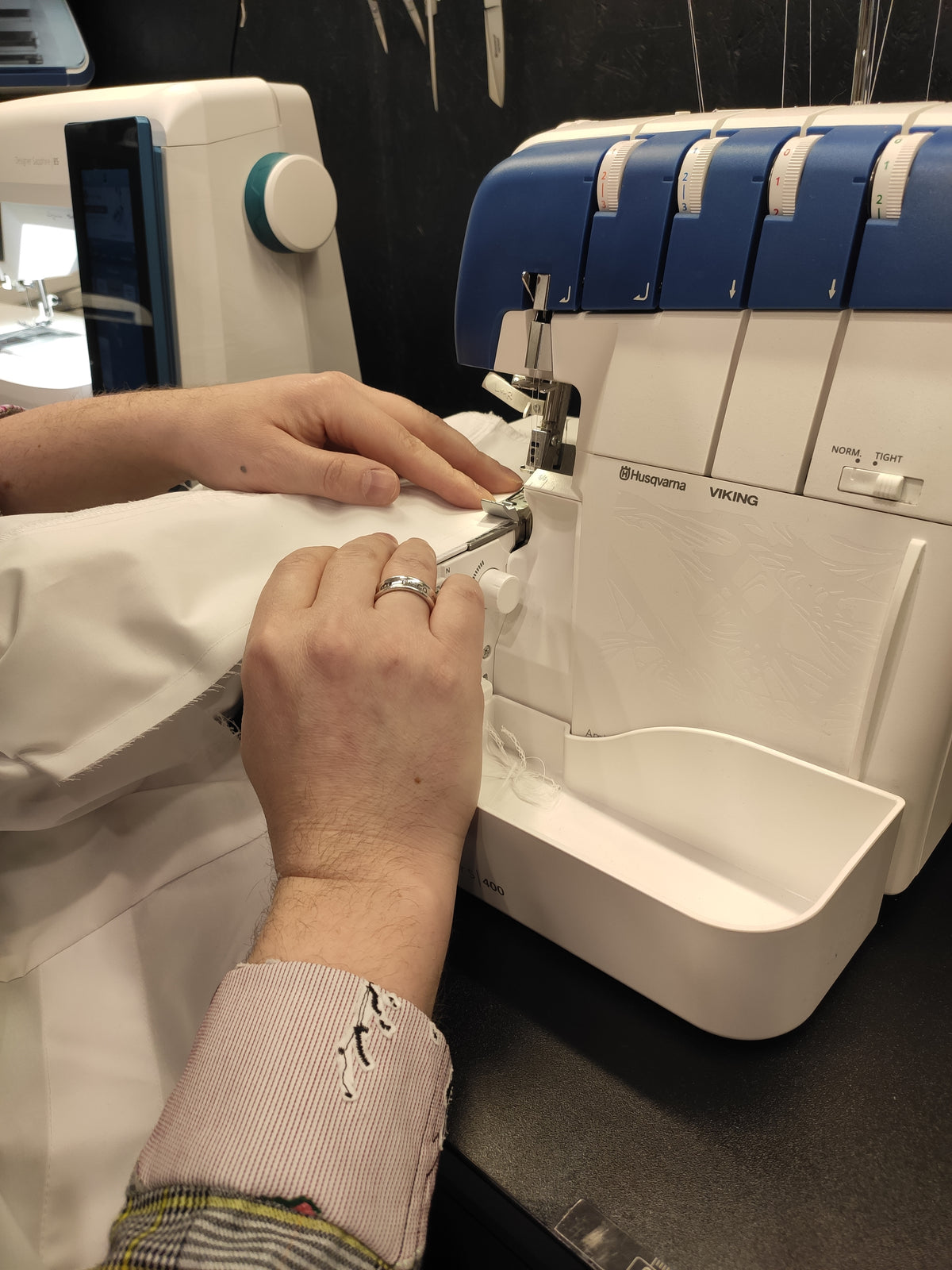 Designer Workshop &quot;Tasche Amber&quot; mit Overlock nähen und verzieren