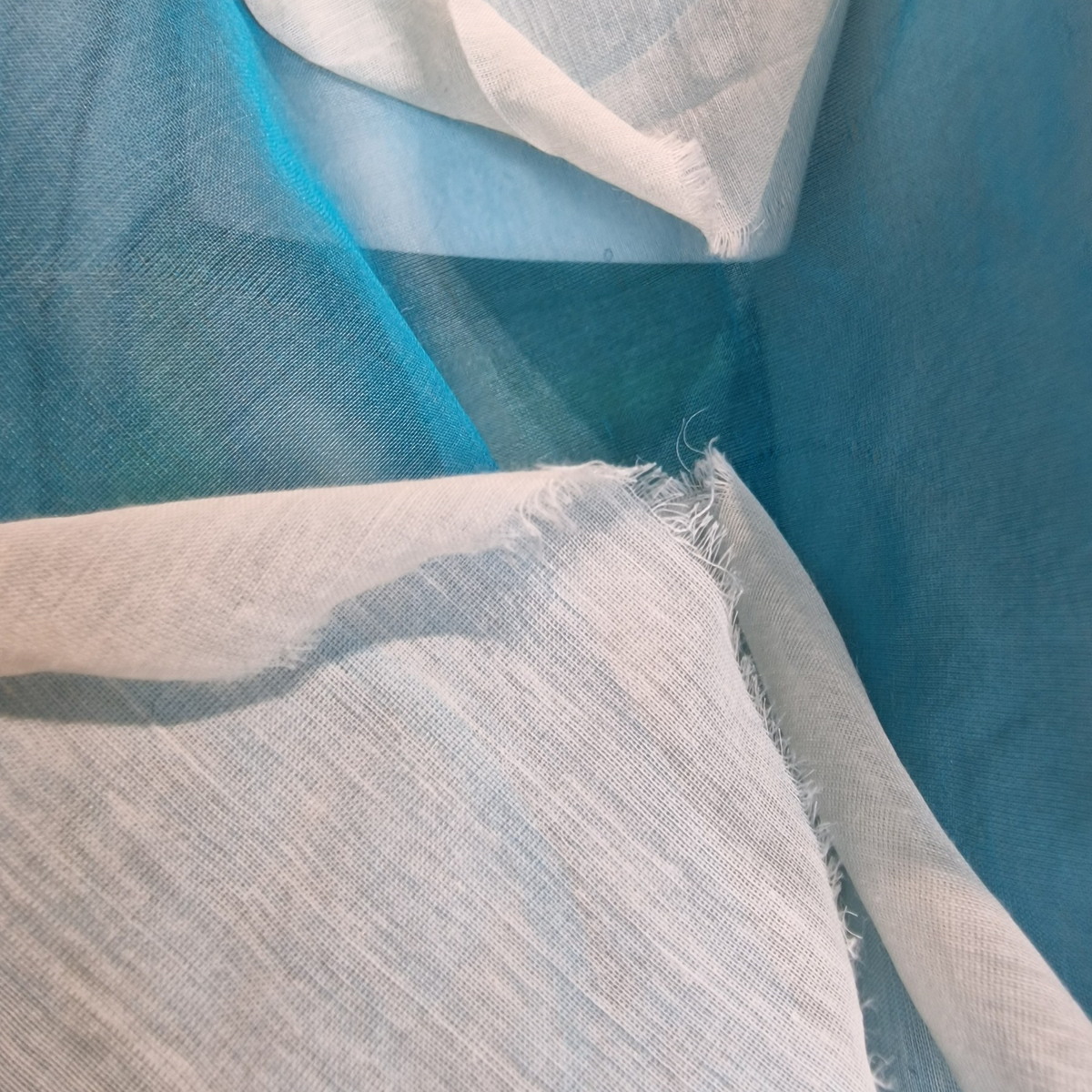 Takeshi Oberteil "Cloud" Unikat, Detailaufnahme der Verarbeitung