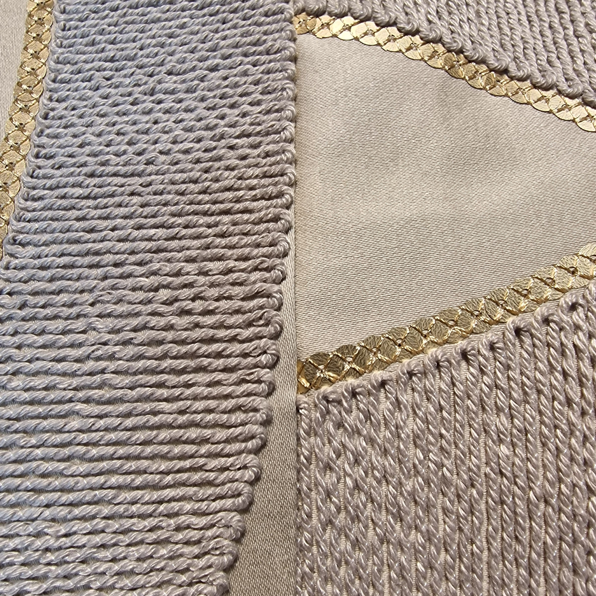 Takeshi Oberteil "La Loggia" Unikat, Detailaufnahme der Verarbeitung
