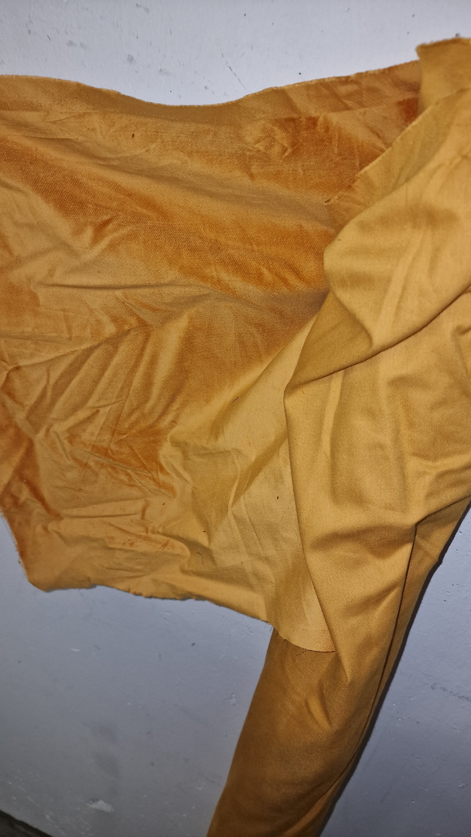 Baumwolle Samt orange