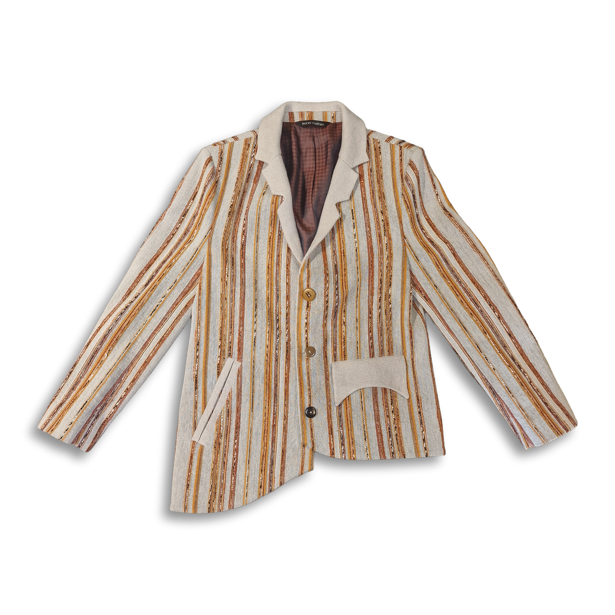 Sakko "FLGHFN" Orange Stripes von 'leonid matthias'