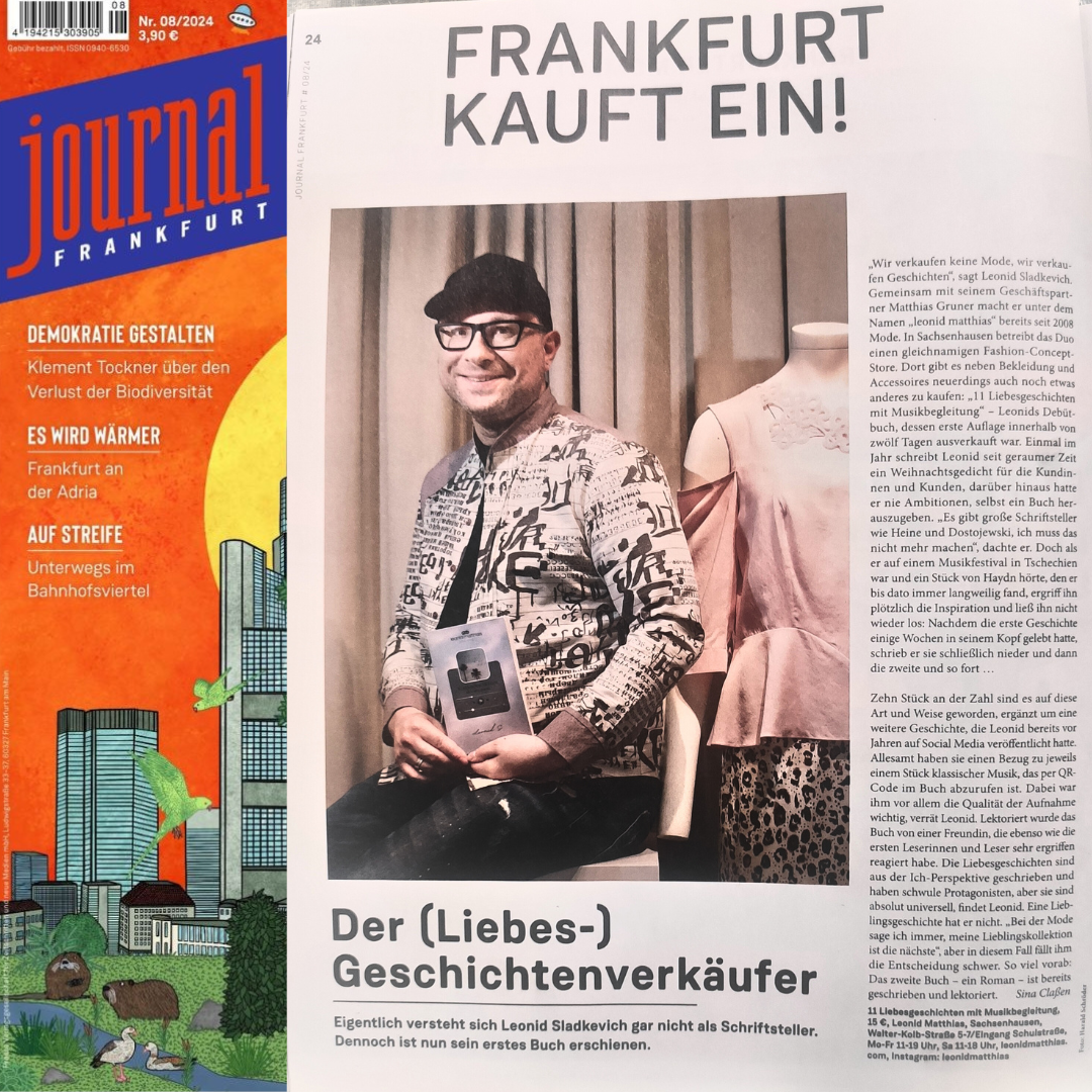 "11 Liebesgeschichten mit Musikbegleitung", Buch von Leonid S.