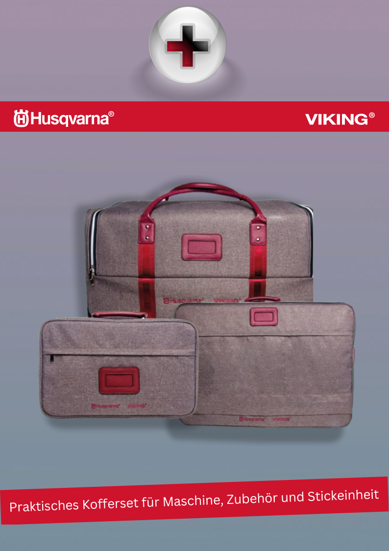 Husqvarna® VIKING® Designer Epic™ | 3 &quot;Bronze&quot; mit Stickmodul inkl. Kofferset + 3 Designer Workshops GRATIS