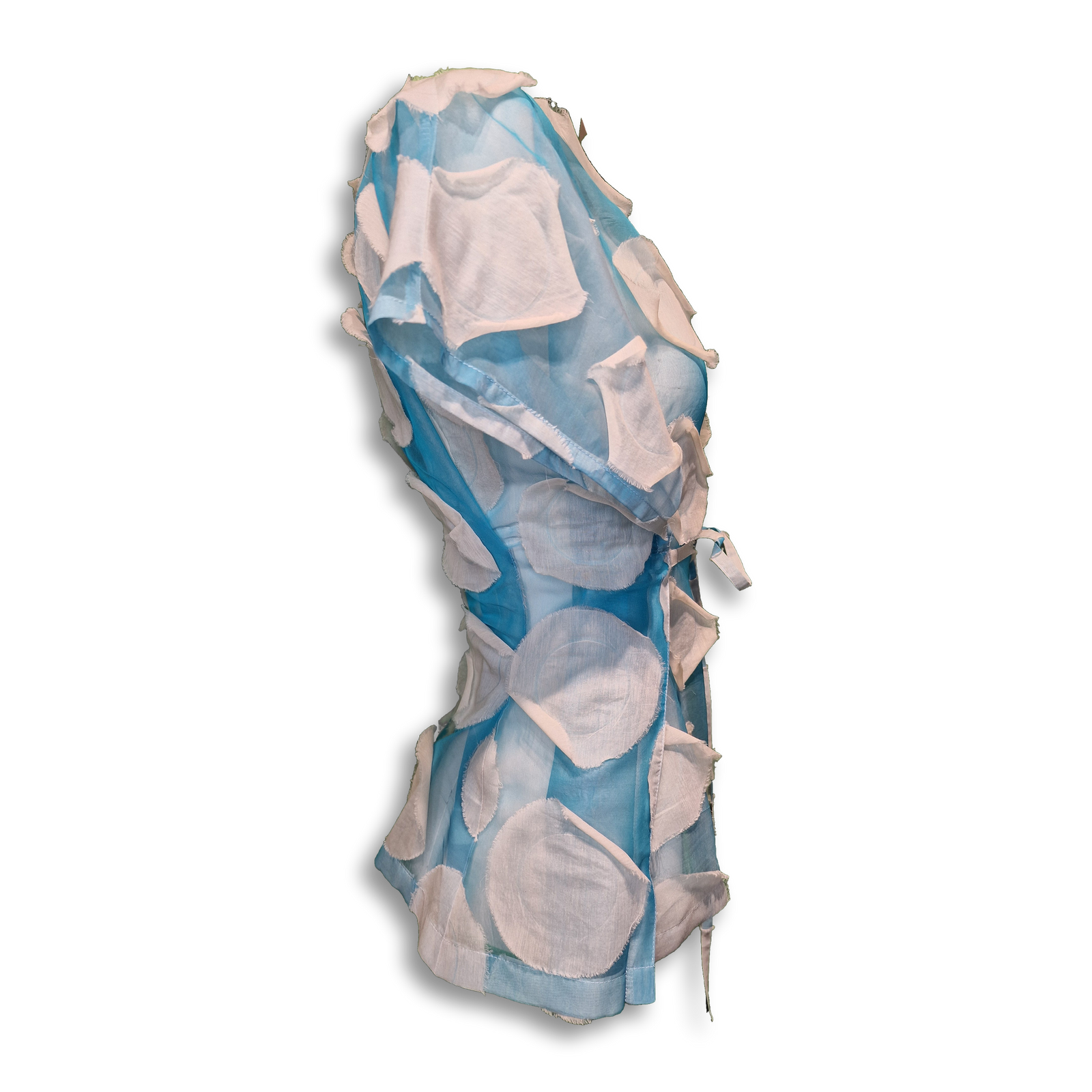 Takeshi Oberteil "Cloud" Unikat, Seitenansicht freigestellt